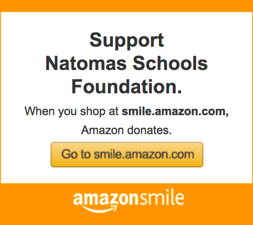 Natomas Schools Foundation Amazon Smile Banner