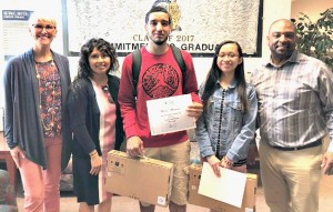 Students from throughout NUSD receive cash or computer scholarships